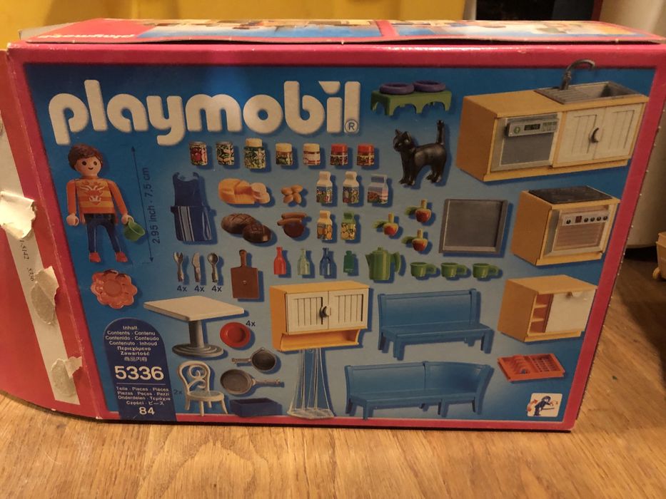 Playmobil Dollhouse mebelki meble 5336 karton stan BDB