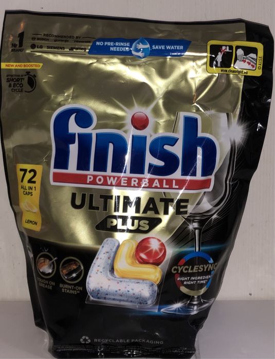 Kapsułki do zmywarki Finish Ultimate Plus 72 szt.