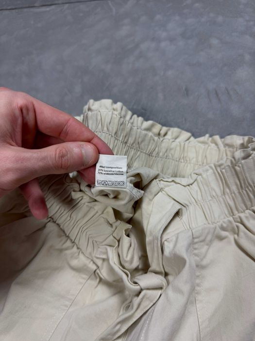 Moraj beżowe krótkie spodenki damskie szorty (M) 90s 80s y2k letnie