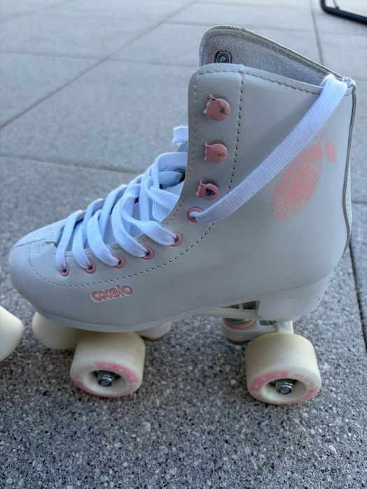 Patins de Patinagem Artística - Oxelo brancos 35