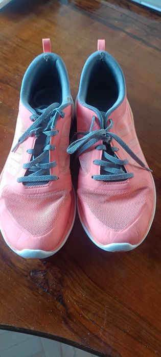 Buty sportowe casualowe Adidas Cloudfoam – sneakersy róż, r. 40 2/3