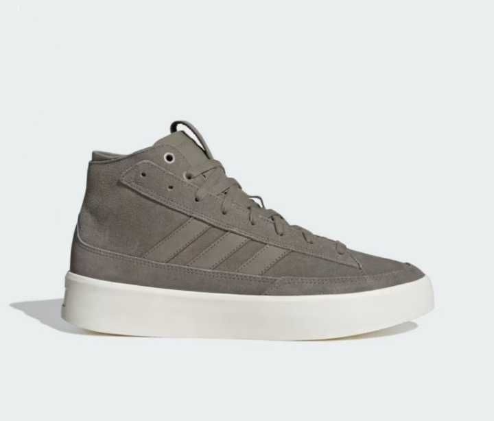 Женские кожанные хайтопы ботинки Adidas р. 41,5-42 (по стельке 27.2см)