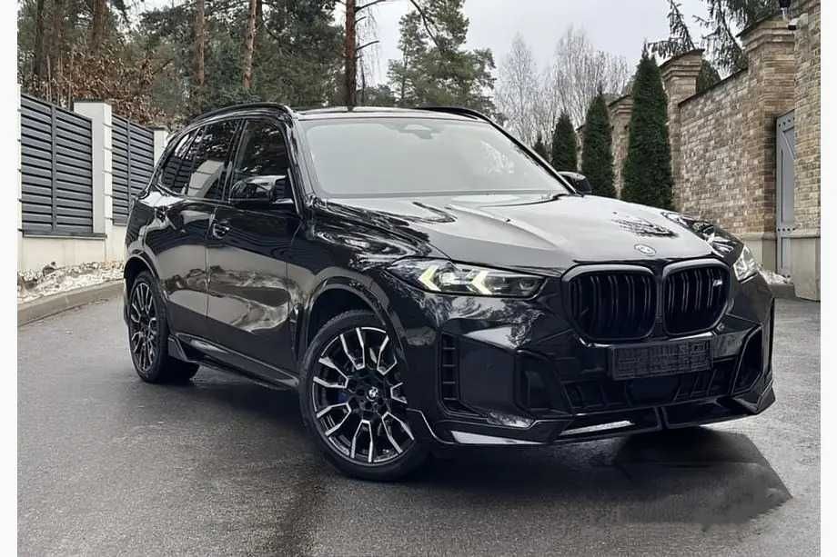 Накладки BMW X5 G05 . Накладки на пороги (Чорний глянець)