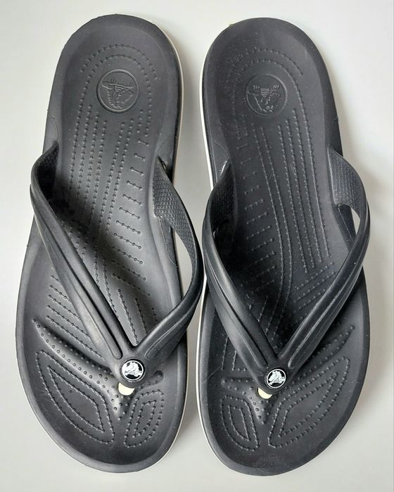 Buty japonki Crocs Crocband Flip black roz.45/46