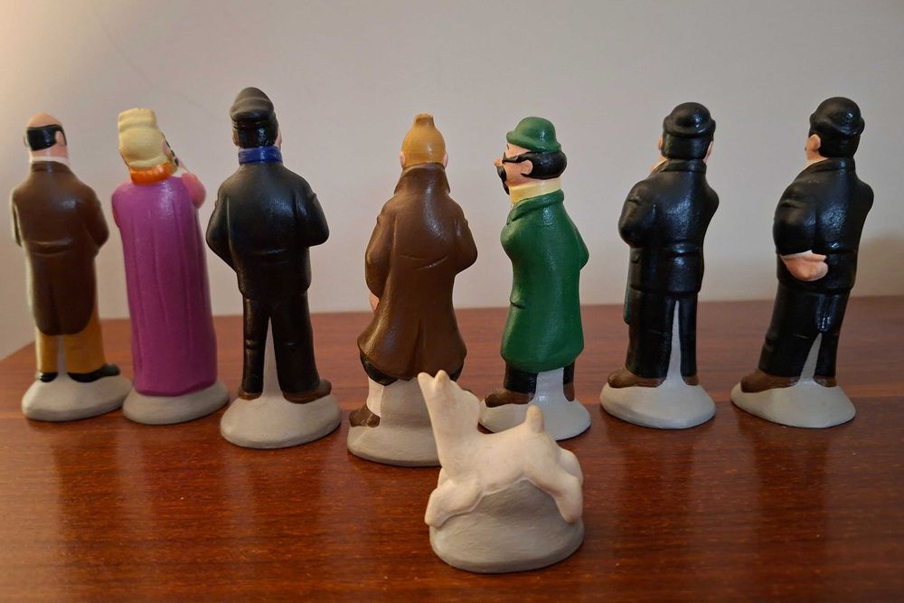 Figuras Tintin em gesso