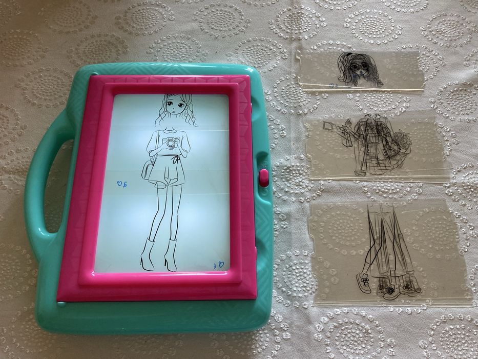 Quadro de recriar imagens de brincar