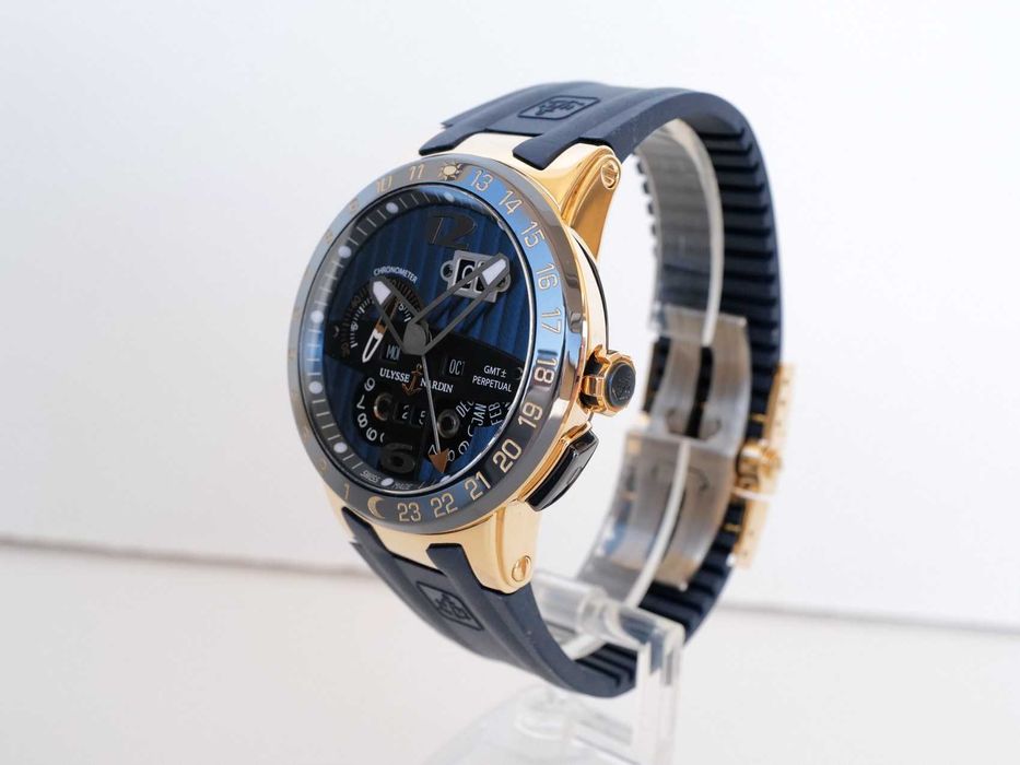 Ulysse Nardin Executive El Toro GMT Limited Edition 18K Rose Gold 43mm