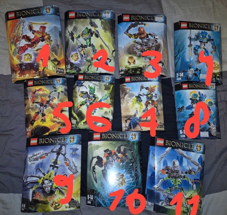Коллекція Lego Bionicle