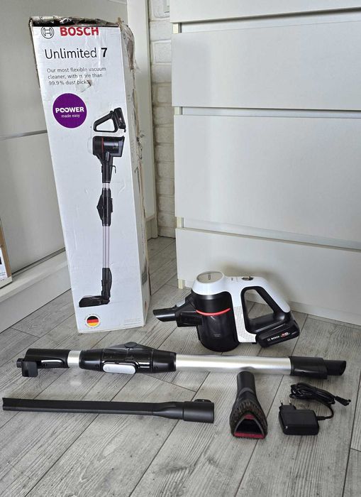 Bosch Hausgeräte BSS711W Unlimited 7 Odkurzacz Bezprzewodowy