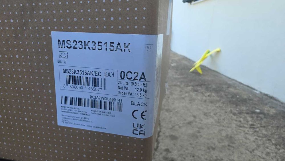 Micro-ondas Samsung MS23K3515AK Novo na caixa