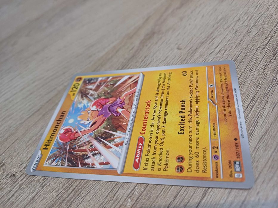 Carta Pokémon Hitmonchan #107