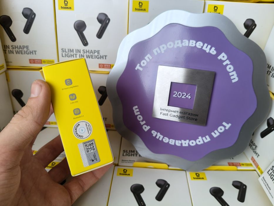 Навушники бездротові BASEUS Bowie E16 TWS Black