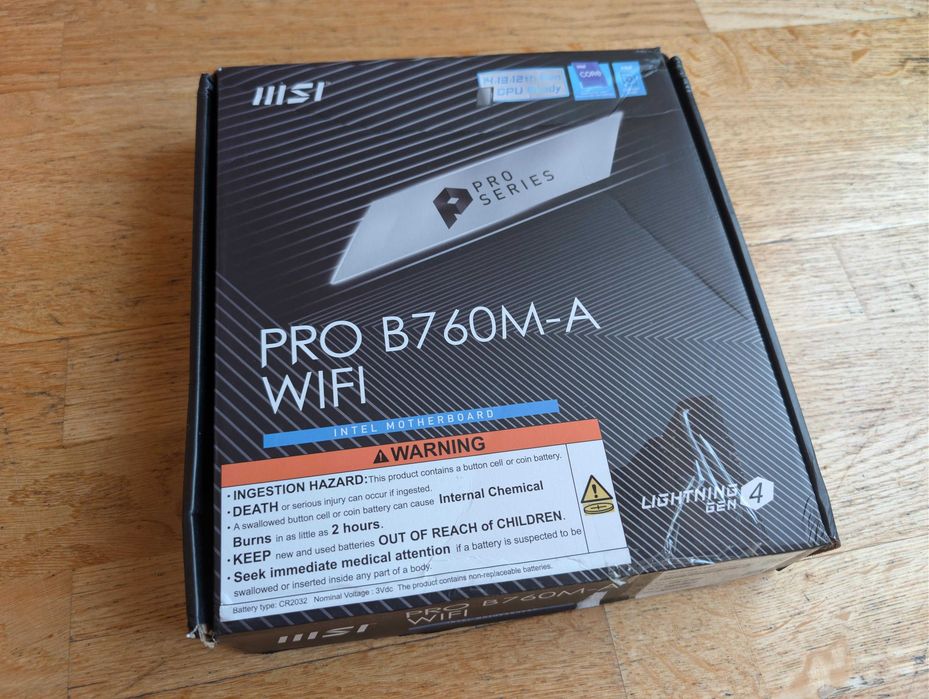 Płyta główna MSI PRO B760M-A WiFi (LGA1700, DDR5, WiFi 6E, microATX)