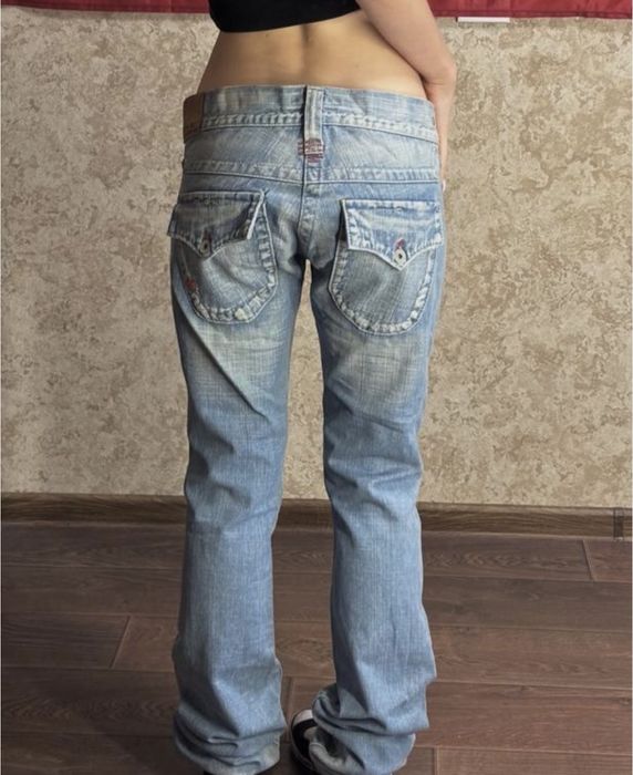 Джинси клеш на середній посадці