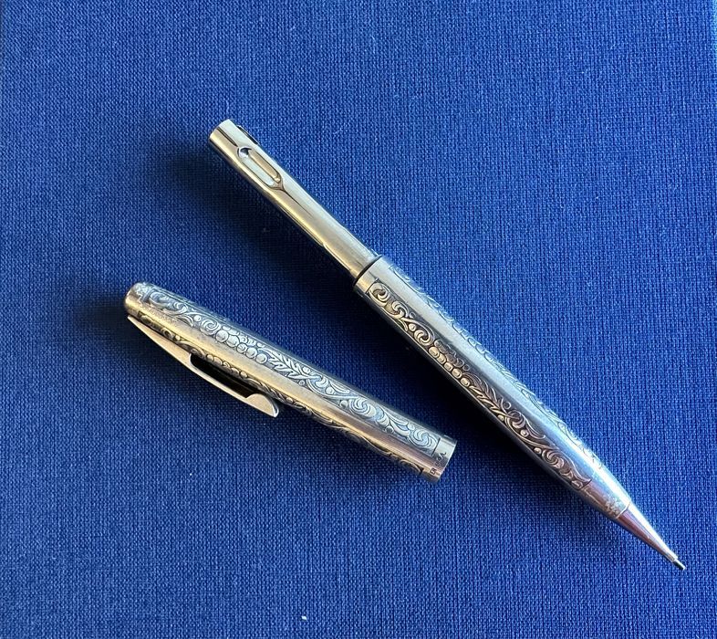 Lapiseira Sheaffer Sterling Silver em Prata - “ Vintage e Rara “