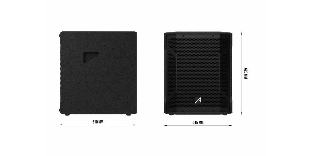 SUB ATIVO 18" 2.1 Audibax - NOVO