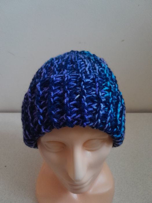 Czapka beanie granatowa