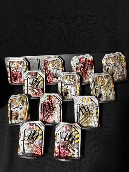 Nemesis Oryginał Drzwi z Terrain Pack | 12 sztuk | POMALOWANE + insert