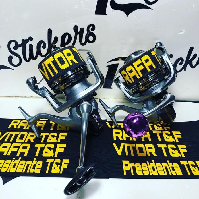 Fitas elásticas proteção carretos de pesca personalizadas