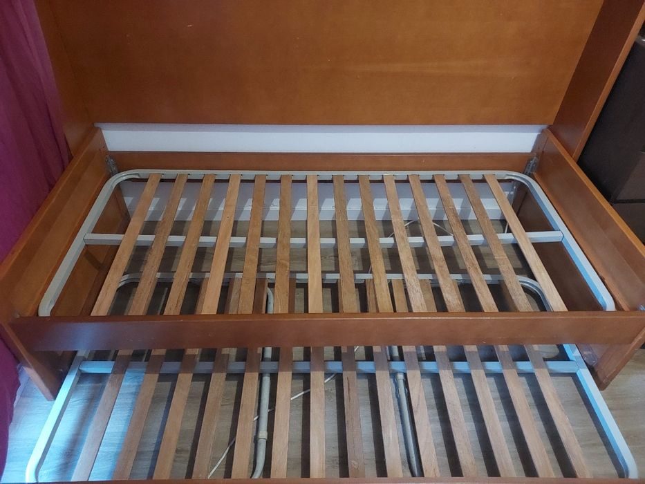 Conjunto Cama Dupla de Alta Qualidade + Estante Mural + 2 Colchões (Oferta)