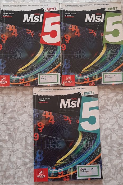 Manuais Escolares do 5°Ano