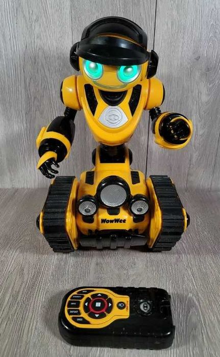 Міні-робот Roborover (WowWe), жовто-чорний робот на пульті керування: 1 ...