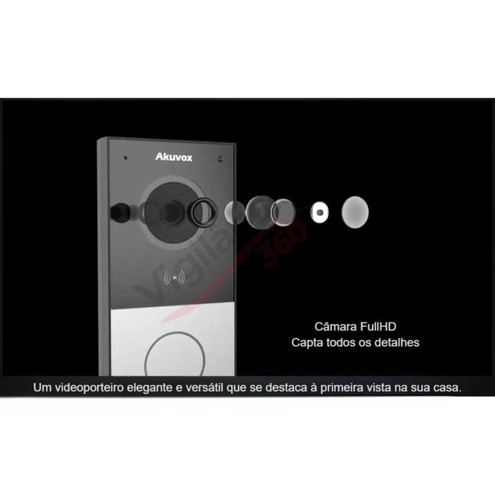 Videoporteiro IP WiFi FullHD com Monitor Touch 7” PoE NFC ONVIF - NOVO