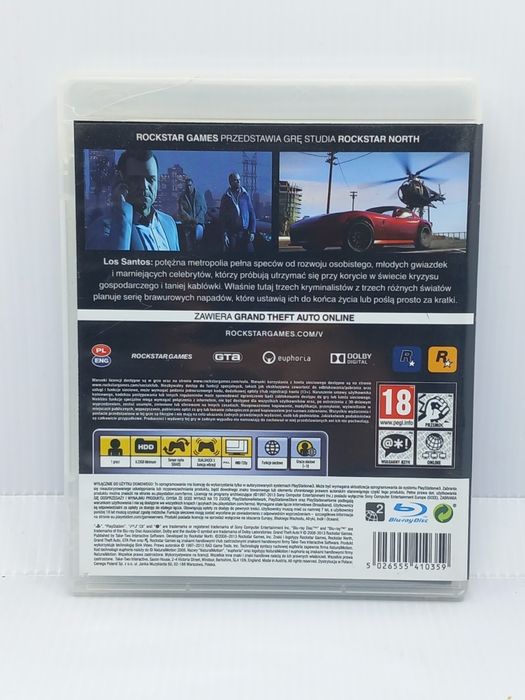 GTA 5 poskie wydanie PL PlayStation 3 ps3
