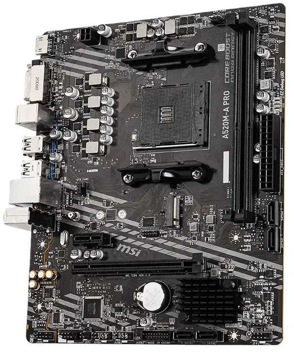 Мощный игровой комплект MSI A520M Ryzen 5 5600 амд amd райзен am4