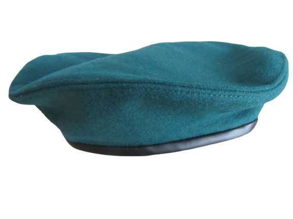 Beret wojskowy zielony bez naszywki rozmiar 58