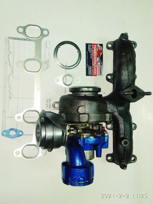 turbosprężarka hybryda do 1.9tdi 105KM BJB BKC BXE na ARL 03g253014F