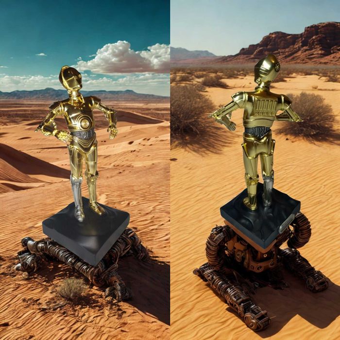 C-3PO Star Wars – Royal Selangor | Ouro 24K | Edição Limitada | Novo