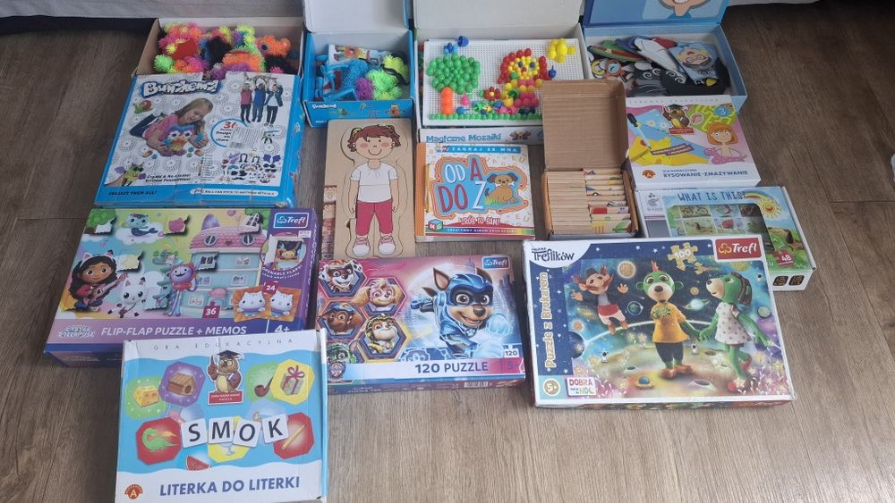 Układanki i puzzle 5+