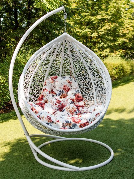 Подвесное Кресло Кокон Веста. Плетёные Садовые качели kreslorotang