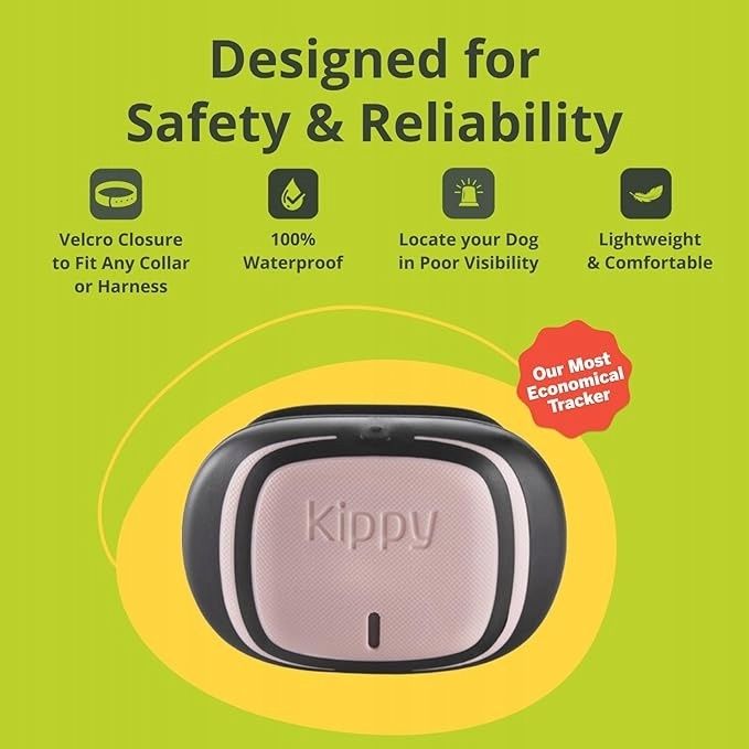 Obroża z Lokalizatorem GPS Monitorem Aktywności Kippy EVO RÓŻ