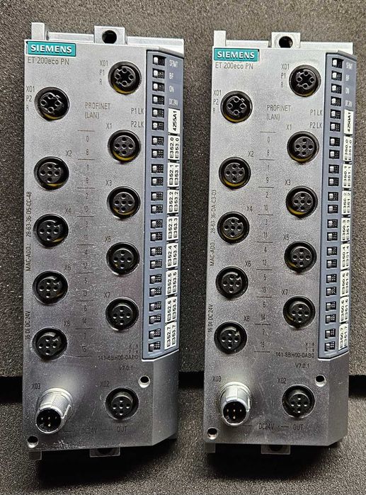 Moduly Siemens ET200, ET200L, ET200S, ET200SP, ET200ecoPN.