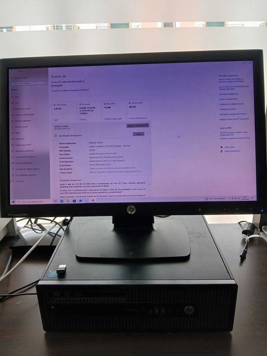 Computador HP ProDesk 600 G1 SFF + Monitor HP Compaq 22" "RESERVADO"