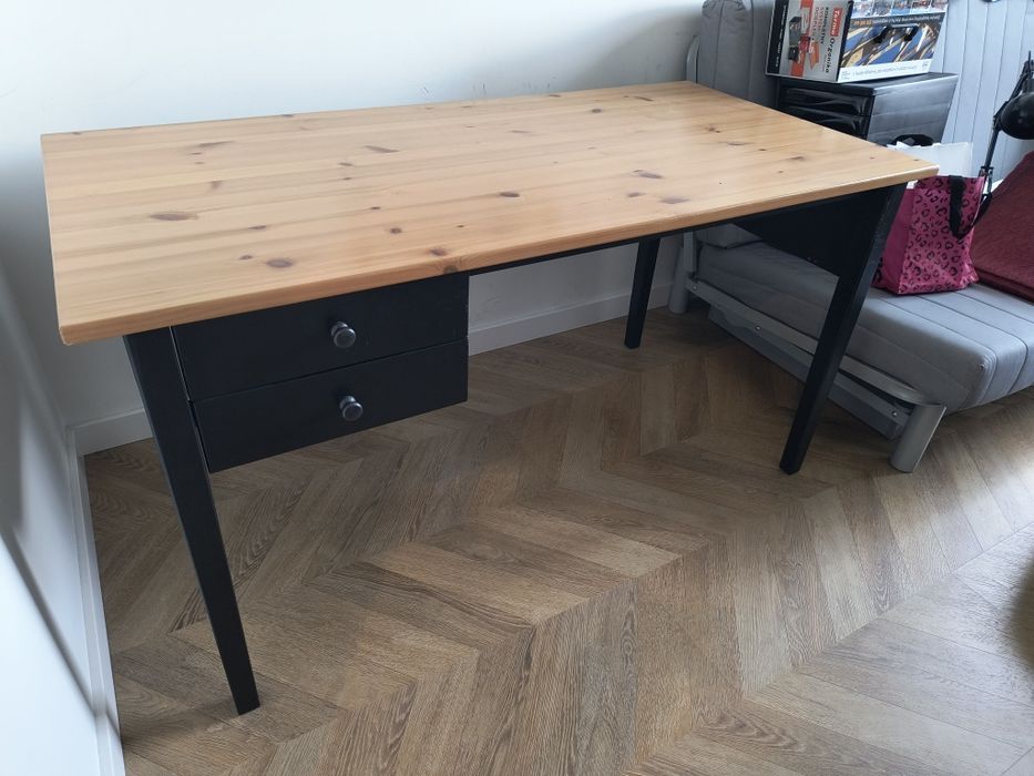Biurko ARKELSTORP Ikea, lite drewno