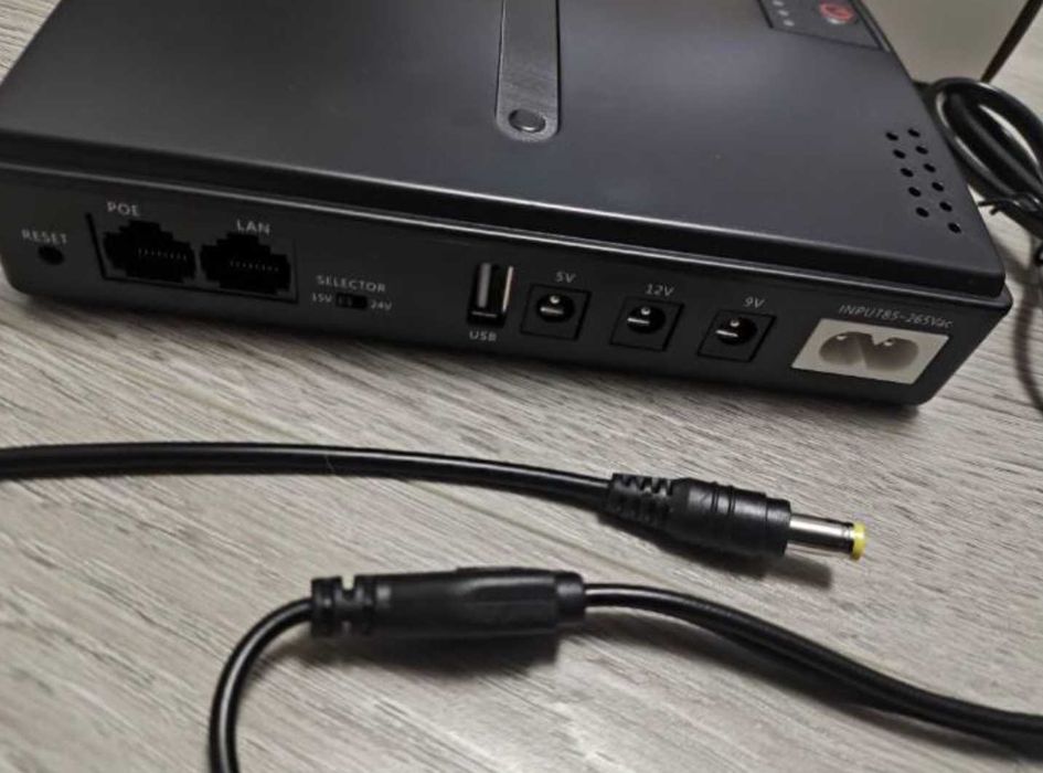 Потужний ДБЖ для роутера модема міні упс безперебійник 14000 мАг Новий