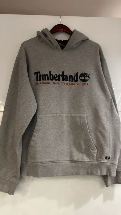 Szara meska bluza z kapturem przez glowe Timberland 3xl xxxl