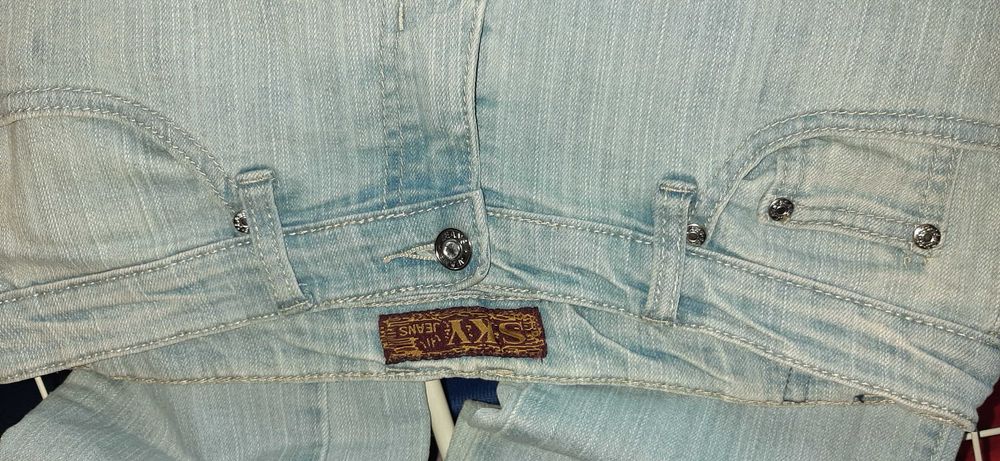 Jeansy damskie Sky Jeans niebieskie, r. S/M