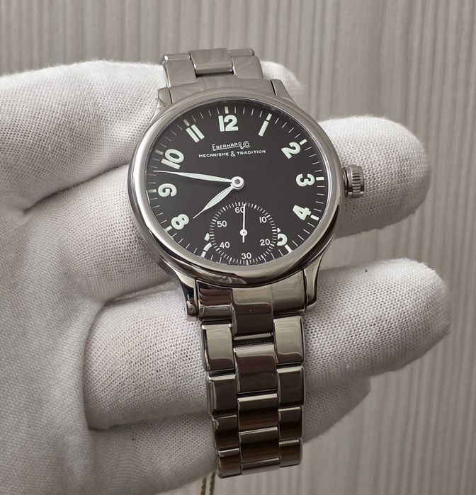 Чоловічий годинник Eberhard & Co 21016 Mechanical Swiss 43mm