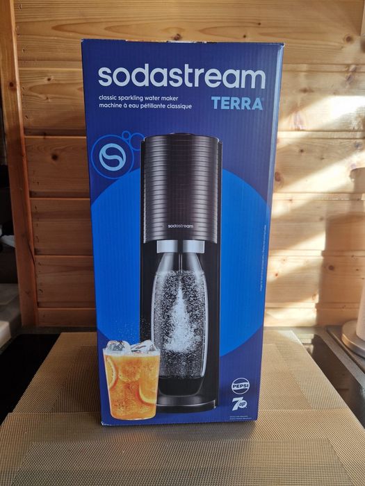 NOWY SodaStream TERRA Czarny | Kompletny Zestaw