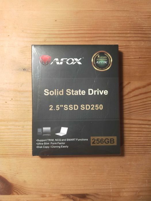 Dysk SSD 2.5" AFOX SD250 256GB – Fabrycznie Nowy / Oryginalnie Zafoliowany