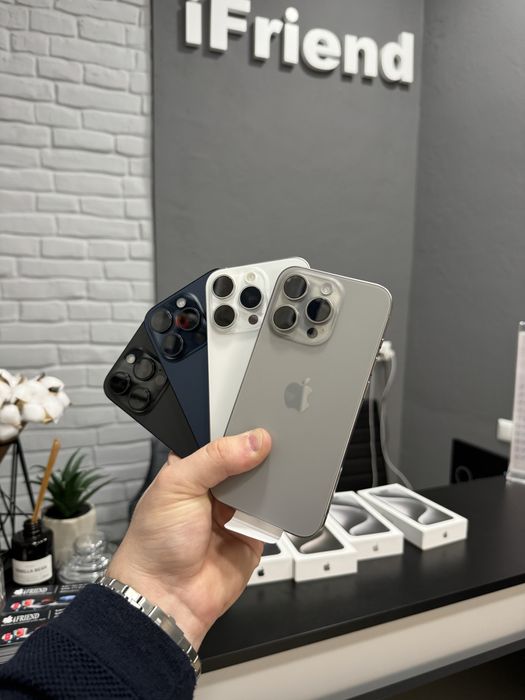 iphone 15 pro 128/256gb black/natural/white/blue