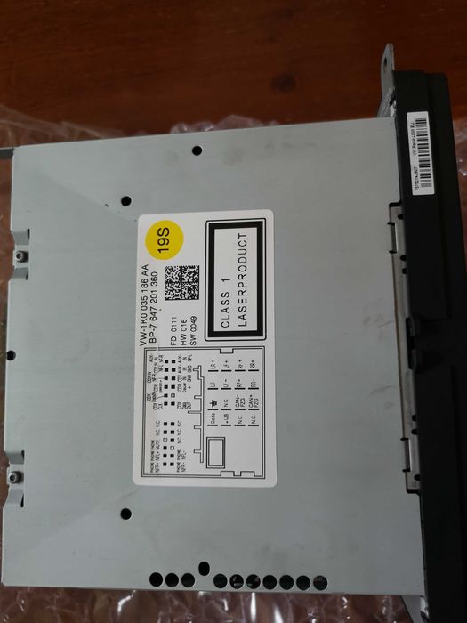 Rádio vw golf 6 (cd)
