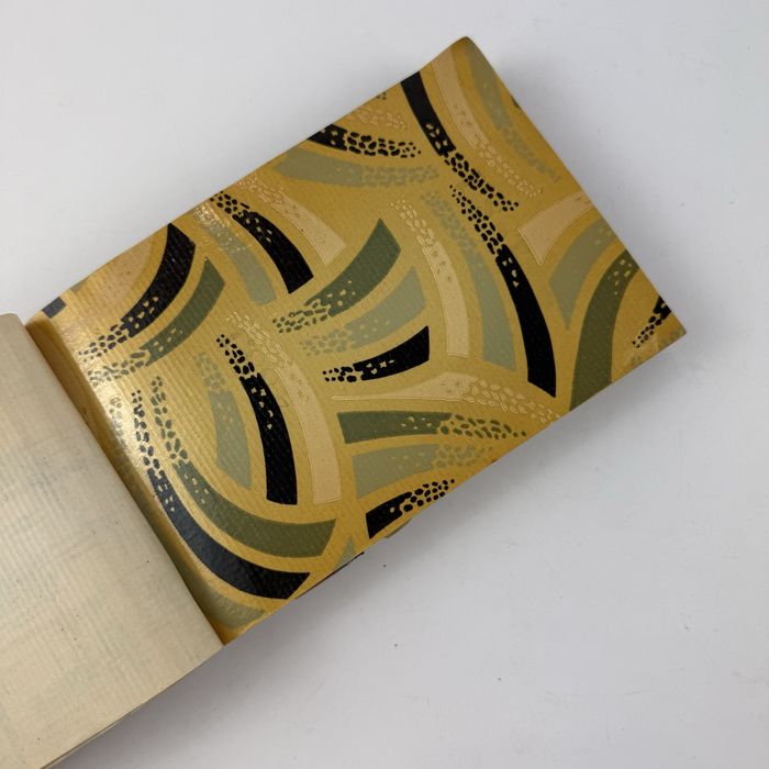 Stary próbnik papierów witrażowych Art Deco / Secesja RBF lata 20/30