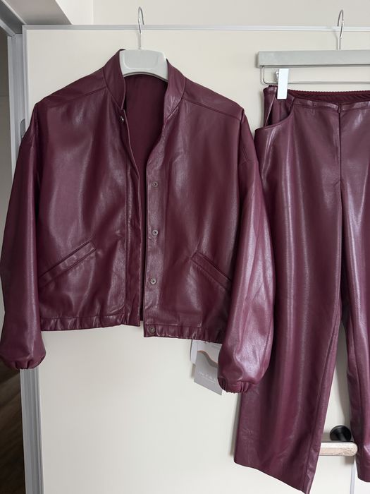 Костюм the Coat бургідні еко шкіра