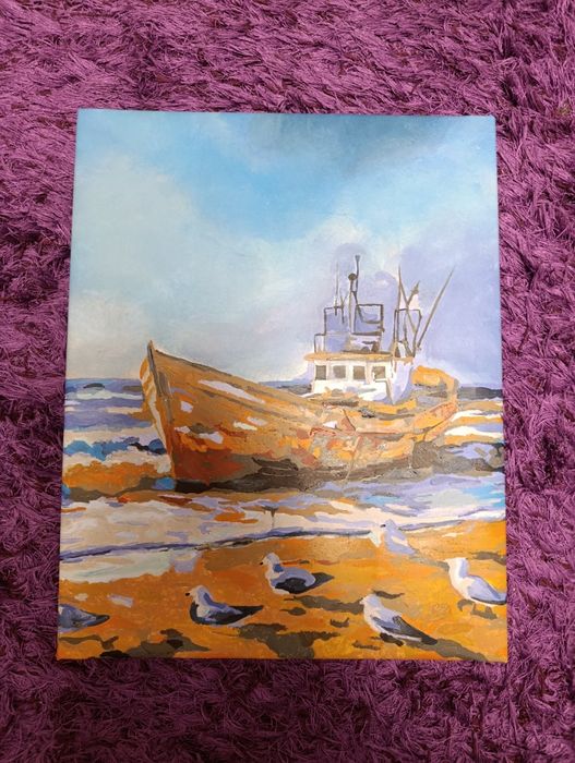 Obraz na ścianę łodka 40x50