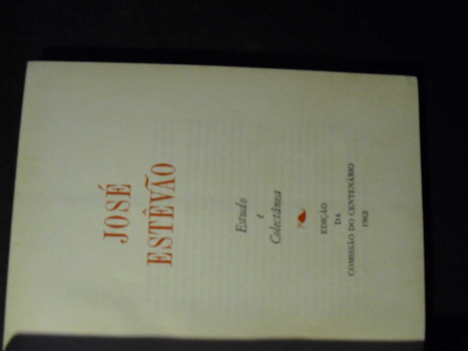 José Estevão - Study and Collection; Edition by the Centenary Commission64409238740227121